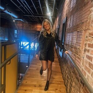 Princess Polly Black Mini Dress with Relaxed Fit